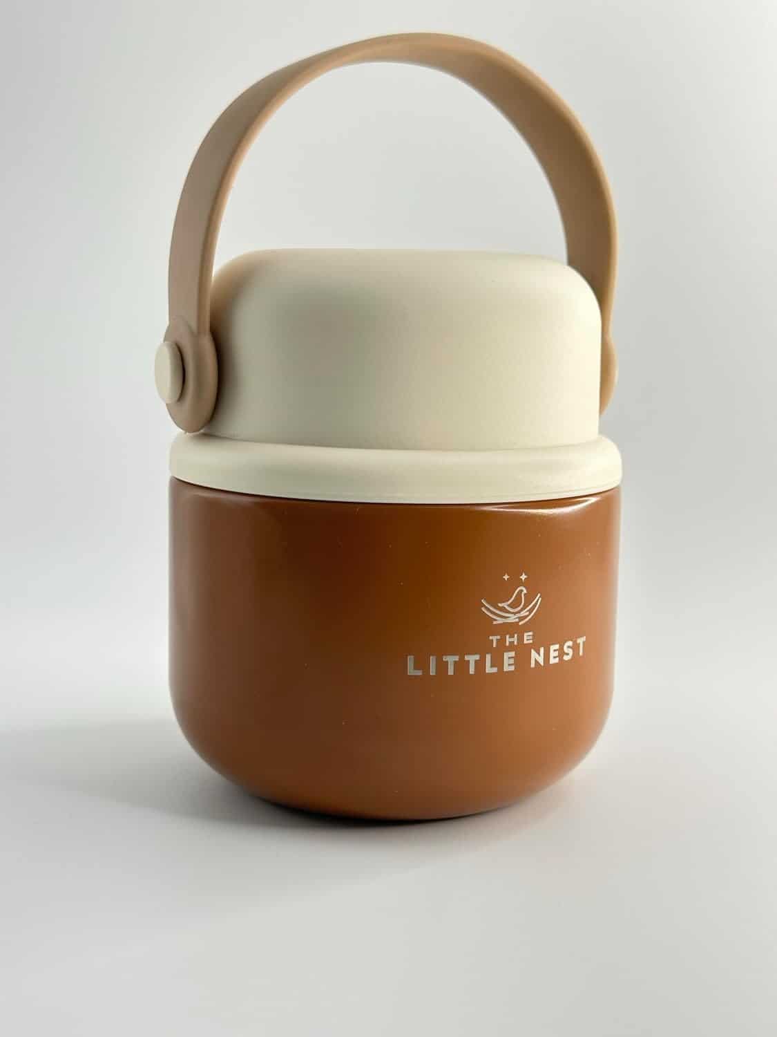 Baby food thermos side view